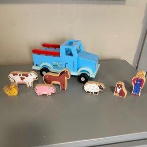 Wooden Montessori Toy Truck